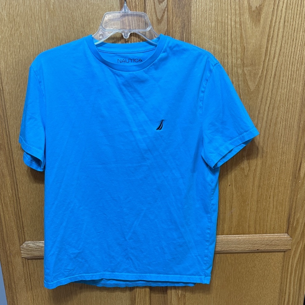 K. Nautica Men's Vibrant Blue Short Sleeve Tee